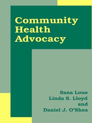 cover image of Community Health Advocacy